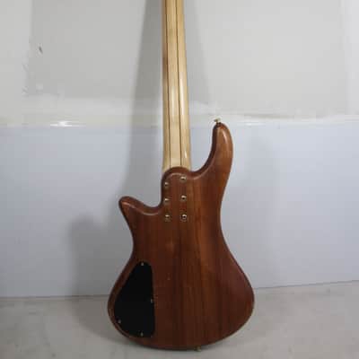 Schecter Stiletto Custom-5 Active 5-String Bass - Natural Satin image 5