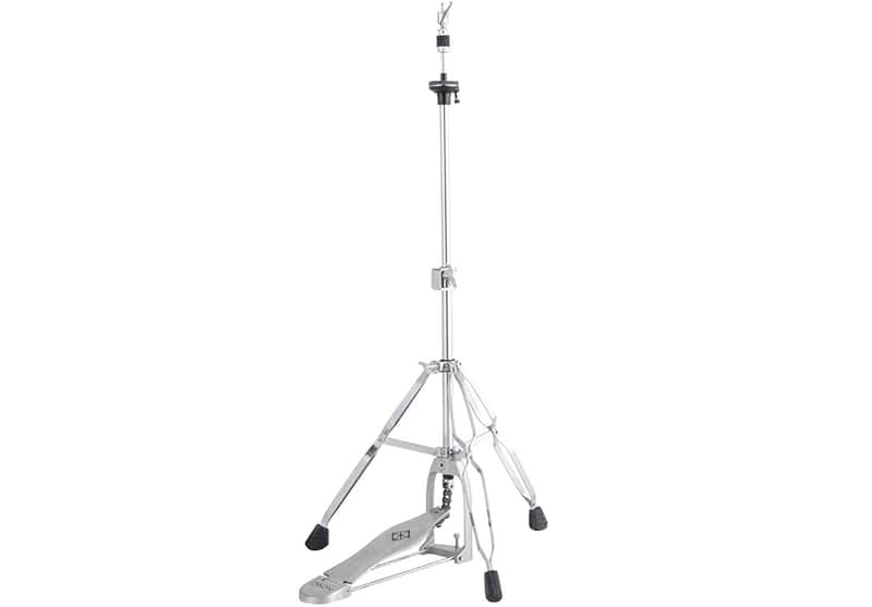 Dixon PSH-P1 Hi-Hat Stand - Silver Brushed Metal with Double Braced Base image 1
