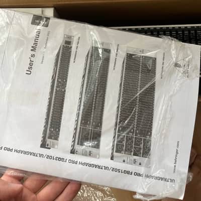 Behringer Ultragraph Pro FBQ3102 31-Band Stereo Graphic EQ 2000s - Black image 3