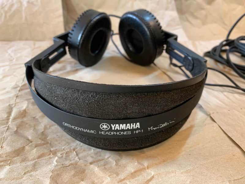 Yamaha HP-1 Orthodynamic Stereo Headphones Japan 1970's Vintage