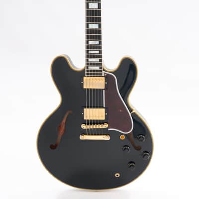 Gibson Custom 1959 ES-355 Reissue Stop Bar VOS, Ebony 2024 (Pre-owned) image 3