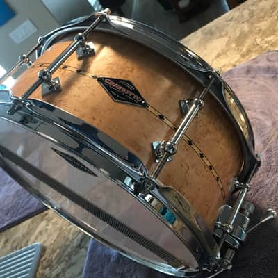 2012 Signed Craviotto 13 X 6 BIRDSEYE MAPLE W/Inlay image 1