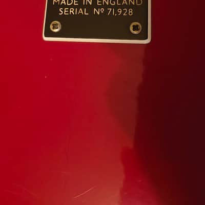 Burns-Baldwin 712 Silvertone 1966 - Beautiful Red Gloss - Bigsby image 4