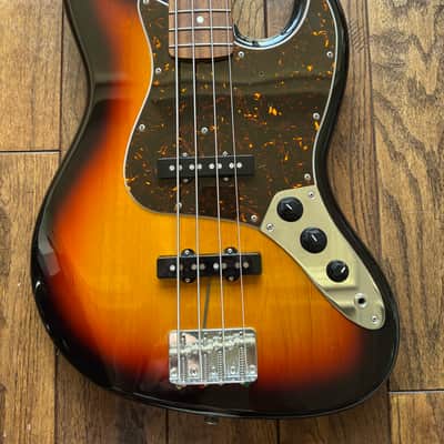 2013 Fender JB62-US ‘62 Reissue Jazz Bass USA Pickups Sunburst MIJ Japan image 6