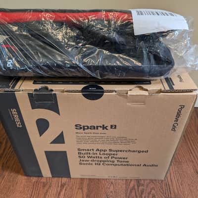 NEW Positive Grid Spark 2 50-watt 2 x 4-inch Combo Amplifier - Black image 2