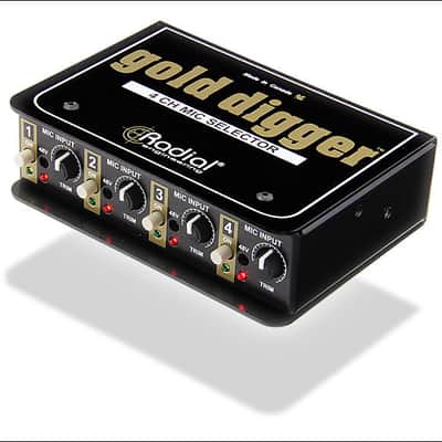 Radial Engineering Gold Digger Mic Selector image 3