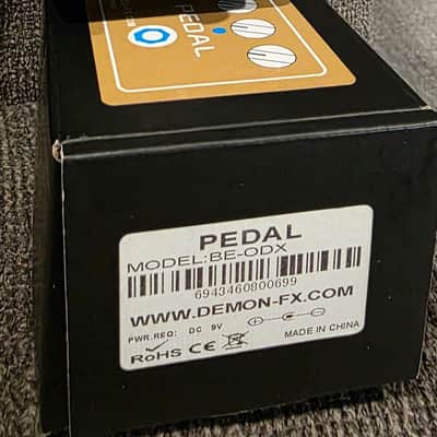 Demonfx Freedman BE-ODX High Gain Overdrive Distortion Pedal Demon FX Black image 2