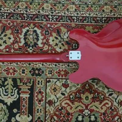 Firstman  Hollow Byrdland Special  335 style 1960s - Red - made in japan vintage image 2