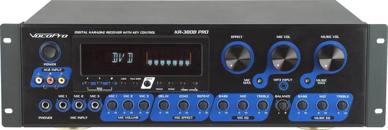 VocoPro Digital Karaoke Receiver with Key Control - KR-3808 PRO image 1