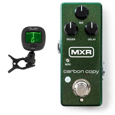 MXR M299 Carbon Copy Mini Analog Delay Guitar Pedal ( w/ FREE TUNER ) image 1