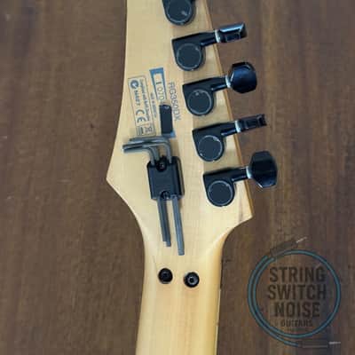 Ibanez RG350 DX Guitar, White, 2007, WIZZARD II NECK image 8