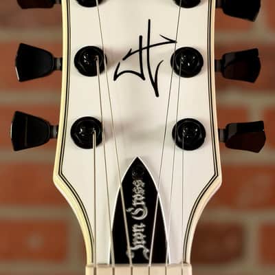 ESP LTD Signature Series James Hetfield Iron Cross Electric Guitar - Snow White image 7
