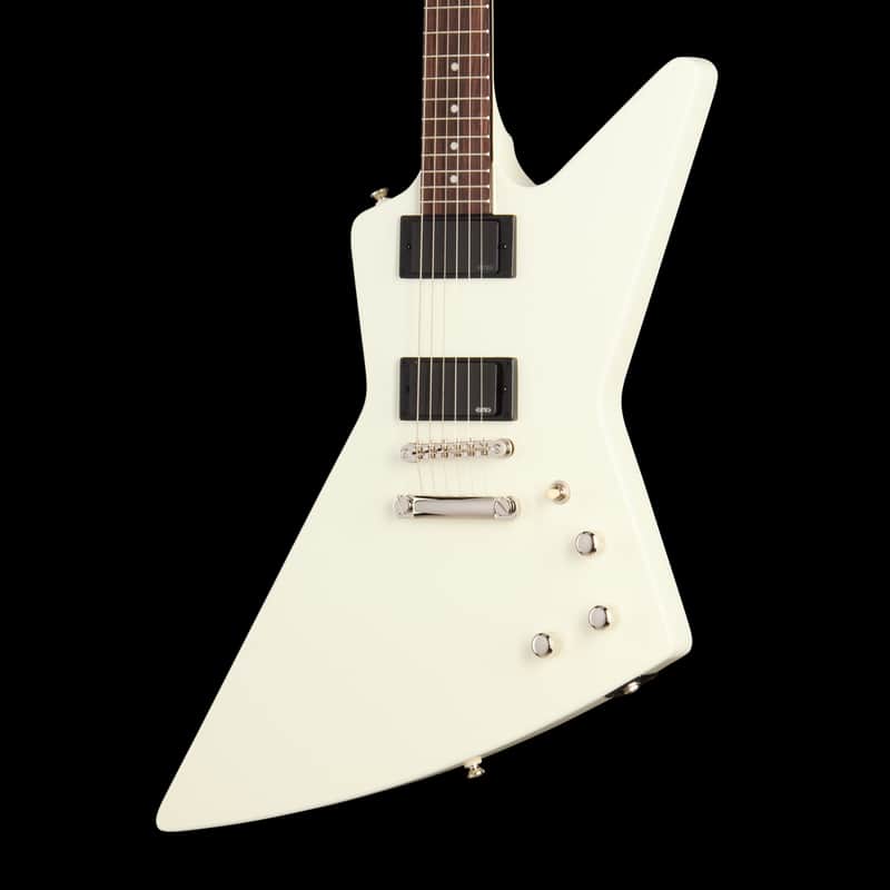 Epiphone Explorer 80s EMG Classic White image 1