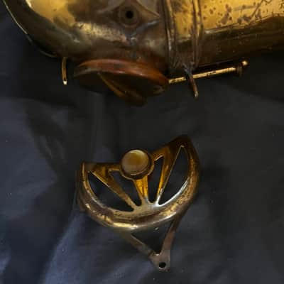 Rare Vintage Jouan & Guesdon Paris Alto Saxophone - Made in France - Project Horn with Case & Yamaha 4C image 9