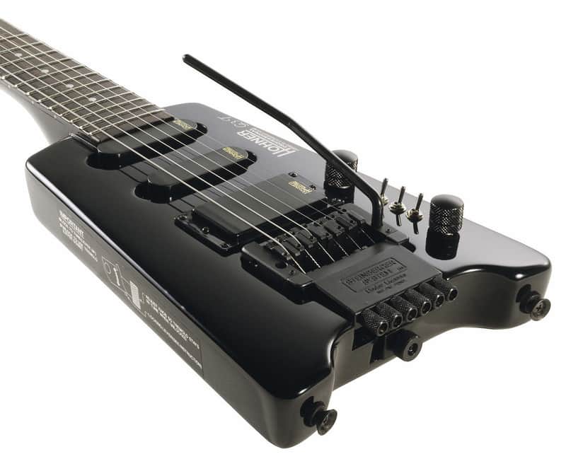 Hohner G3T Headless Guitar with Steinberger Tremelo in Black | Reverb