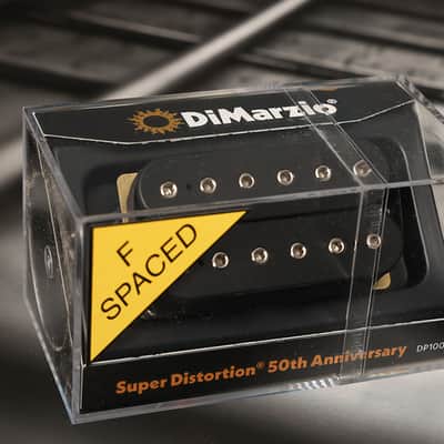 DiMarzio DP100FBK Super Distortion Humbucker - Black / F-spaced image 1
