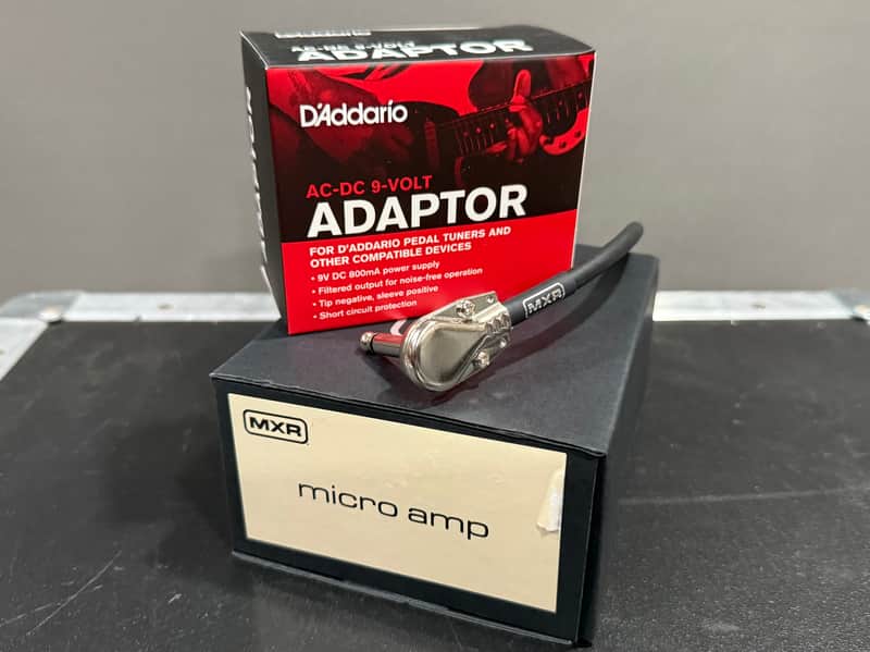 MXR Micro Amp M133 Effects Pedal w/New Power & Patch Cable image 1
