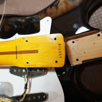Fender Japan ST57M-US (2012) MIJ – Black, Medium Scale, Made in Japan Stratocaster image 13