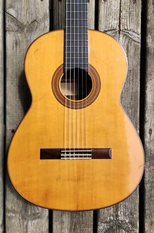 H.T. Hirose No. 10 Handmade Classical Guitar Japan 1981 (Very Good) image 1