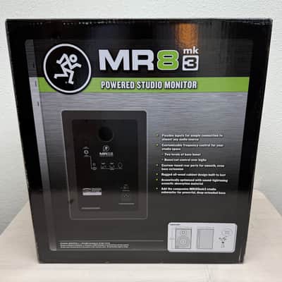 Mackie MR8mk3 8" Active Studio Monitor (Single) 2013 - 2018 - Black image 4