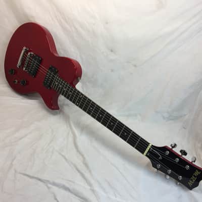 MWR Single Cut Red Double Humbucker Electric Guitar w/ New Strings Free Shipping image 2