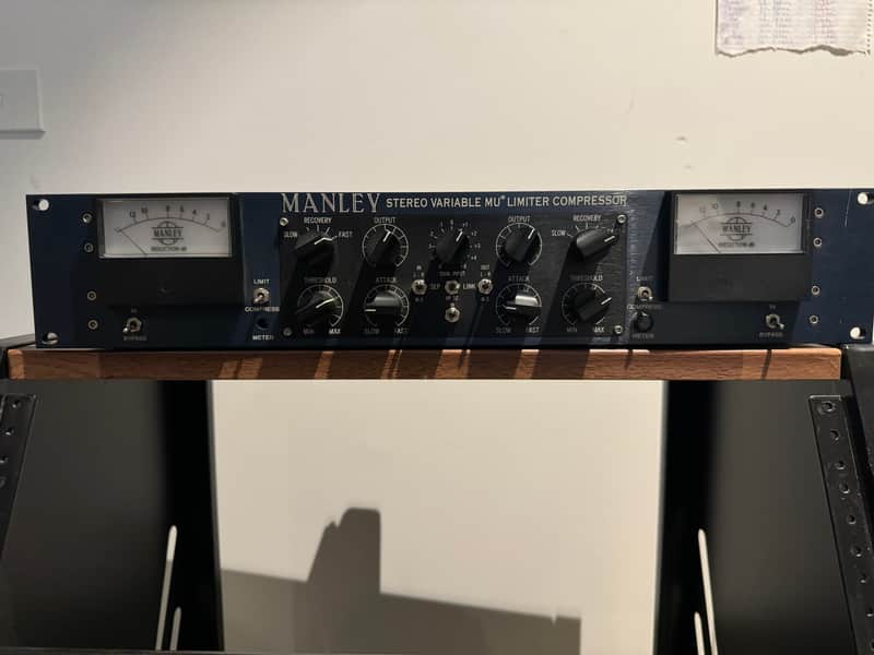 Manley Labs Vari-Mu Stereo Compressor/Limiter. (T-Mod,HPF,M/S) 2021 - Blue image 1
