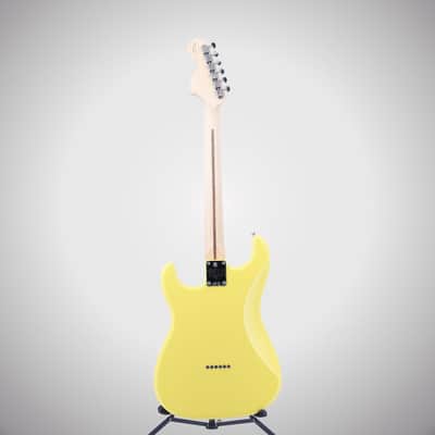 Fender Certified Pre-Owned Tom DeLonge Stratocaster, Rosewood Fingerboard, Graffiti Yellow (I8) (52115) image 6
