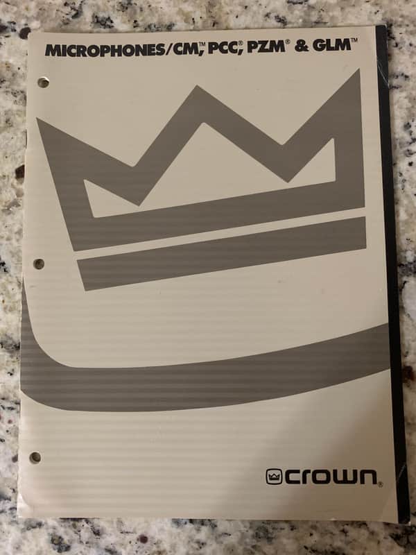 Crown Microphone Catalog