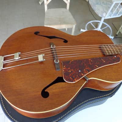Kay Silvertone Mahogany Archtop Guitar w Case - Circa 1951 - All Hog image 1