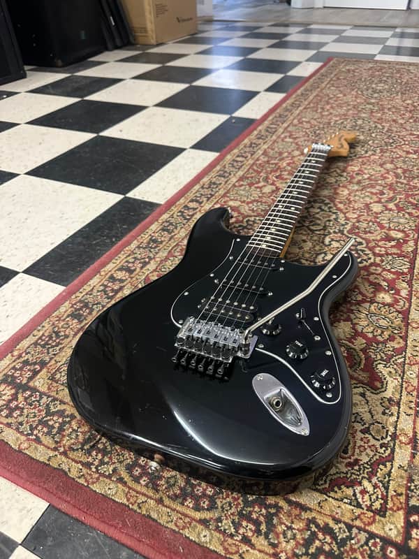 Fender Deluxe Fat Stratocaster HSS with Floyd Rose 1999 - 2004 - Black