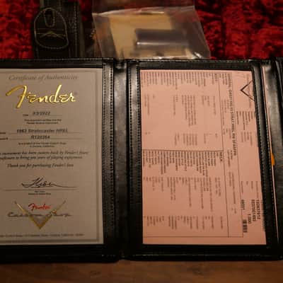 Fender 1963 Stratocaster Custom Shop HREL 2022 -  Aged Surf Pearl image 17