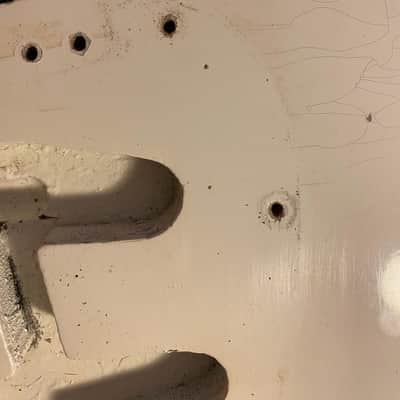 Fender Stratocaster 1961 Body Olympic White Refin image 17