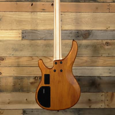 YamahaTRBX604FM Electric Bass Guitar Matte Amber image 5