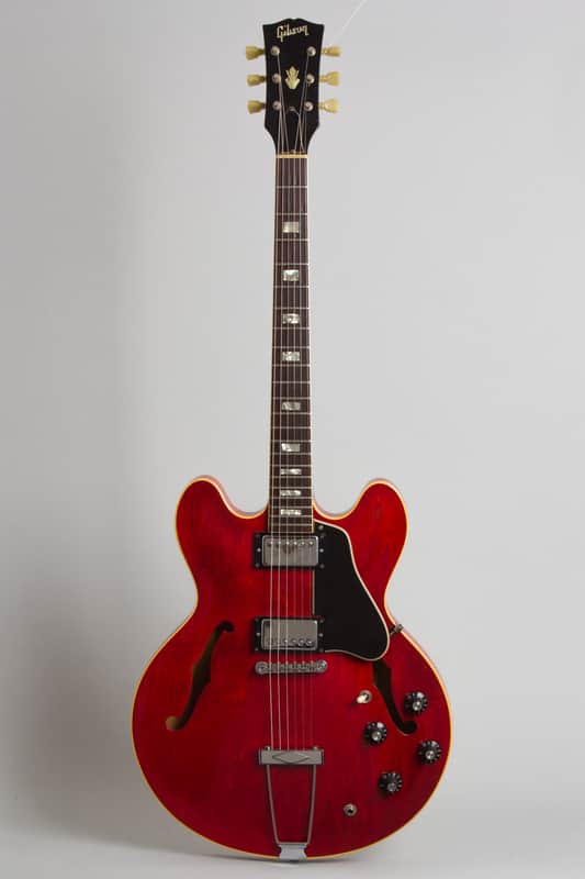 Gibson ES-335TDC Semi-Hollow Body Electric Guitar (1968), ser. #525420, original black hard shell case. image 1
