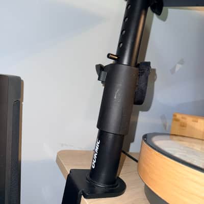 OUKMIC Studio Monitor Speaker Stand Desk Clamp Mount with Adjustable of Height and Tilt of Tray - Single Set Heavy Duty image 3