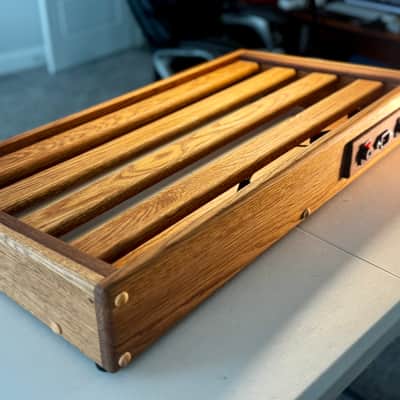 Nell Audio Custom Hardwood Pedalboard – IEC Power, I/O Patch Bay, PSU Shelf 2026 - Natural image 1