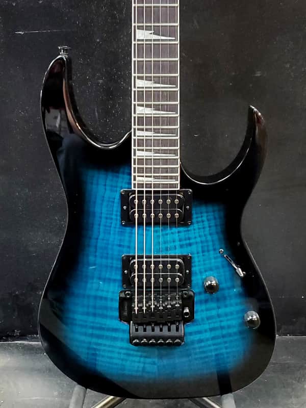 Ibanez GRG320FA-TBS Gio - Transparent Blue Sunburst w/FREE Pro Set Up image 1