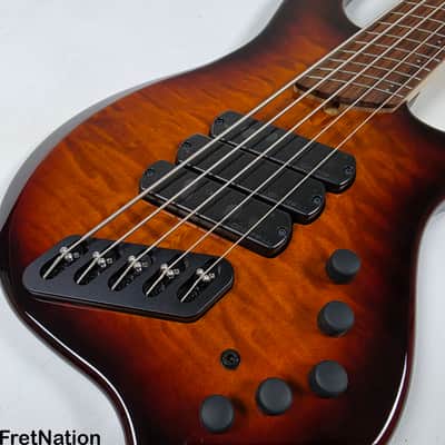 Dingwall Combustion C3 5-String Vintage Burst w/ Pau Ferro Fingerboard 9.38lbs 19474B B-Stock image 9