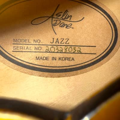 Aslin Dane Jazz semi hollow - Sunburst image 8