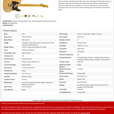 Squier Classic Vibe '50s Telecaster 2012 - 2018 - Butterscotch Blonde image 23