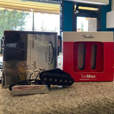 Fender 099-2263-000 Tex-Mex Telecaster Pickup Set 2010s - Chrome / Black image 4