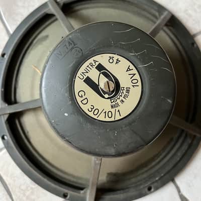 Vintage UNITRA GD 30/10 AlNiCo 12" speaker - 1970s - gray image 1