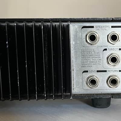 Gallien-Krueger 400RB-II Vintage Rackmount Bass Head Early 1990s 200W Black - Iconic GK Growl Bild 8