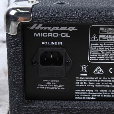 Ampeg Micro-CL Bass Stack Electric Bass Guitar Amplifier Head and 2 x 10 Cabinet image 13