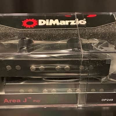 DiMarzio DP249 Area J Pair Bridge & Neck Set Bass Pickups DP249BK Black image 2