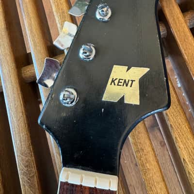 Kent Guyatone bass neck loaded MIJ 1960s - Black image 2