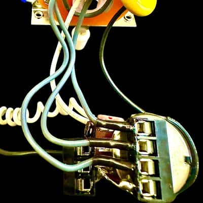 Deluxe Anderton Modified 5 way with Series Taming Caps Solderless Wiring Harness for 2 pickup guitars - Strat Style or Tele!!!!!  NEW image 5