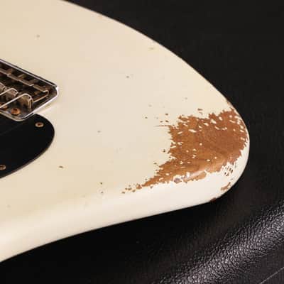 Fender Custom Shop 1969 Stratocaster Heavy Relic Frost White Masterbuilt Todd Krause image 9