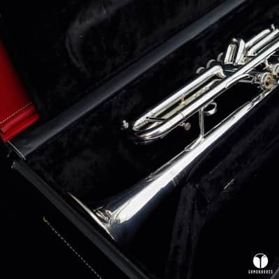 Beautiful Getzen Eterna Severinsen Model trumpet case mouthpiece gamonbrass image 2
