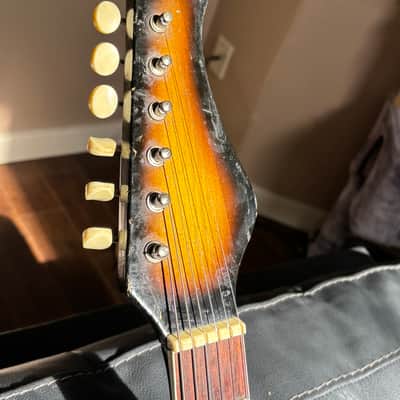 1960s Teisco Audition 2 MIJ Vintage Guitar w/ Gold Foil & Vintage DeArmond Pickup image 9